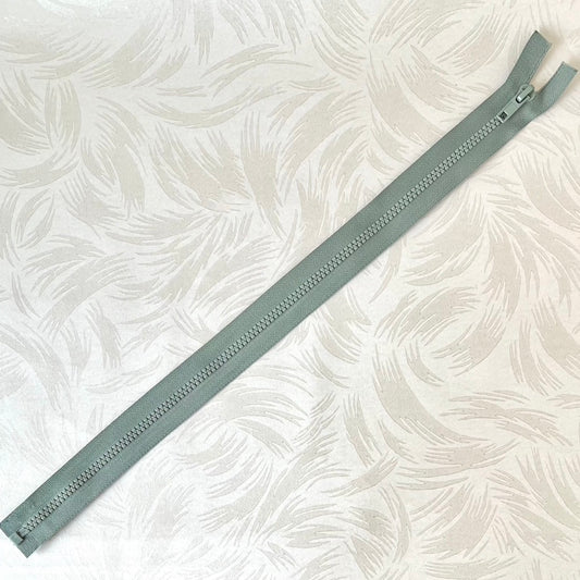 Separating Nylon Zipper 19" (Khaki Green)
