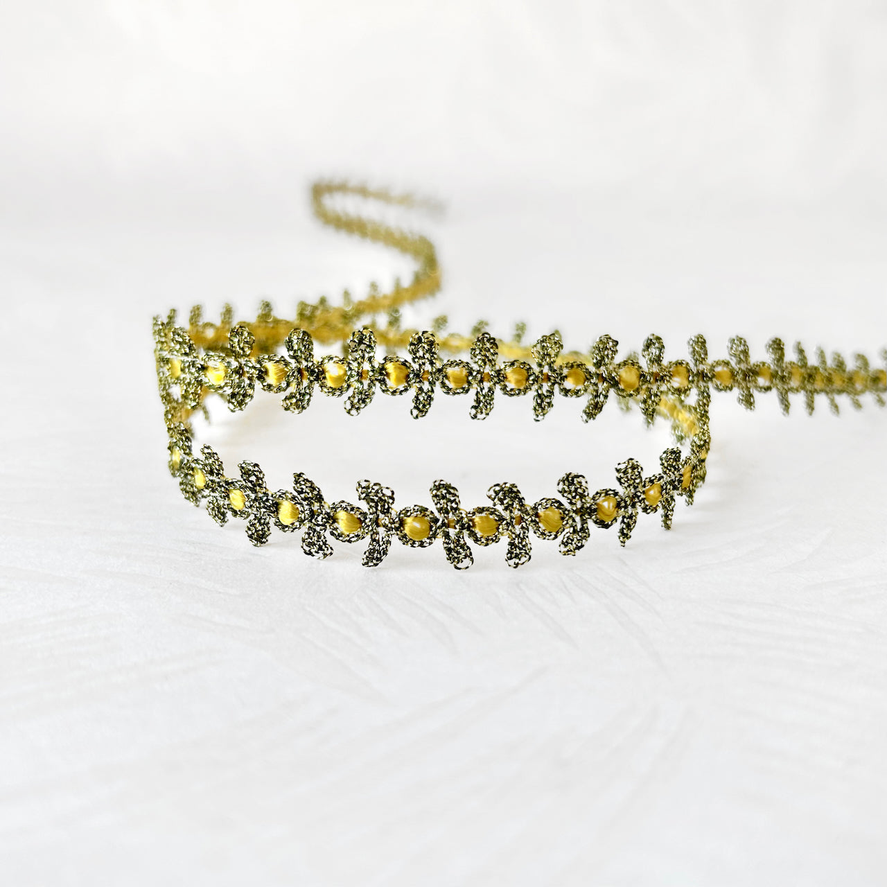 Metallic Inset Loop Braid 1/2" - 4 Colorways
