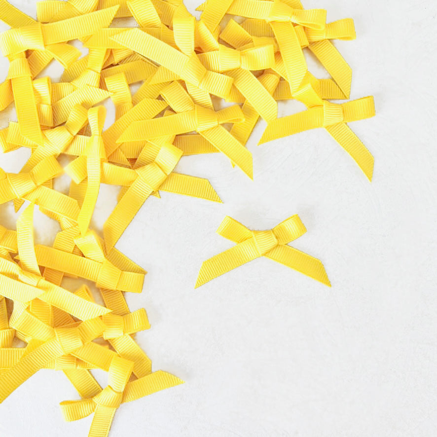 Yellow_Grosgrain_Tied_Bow