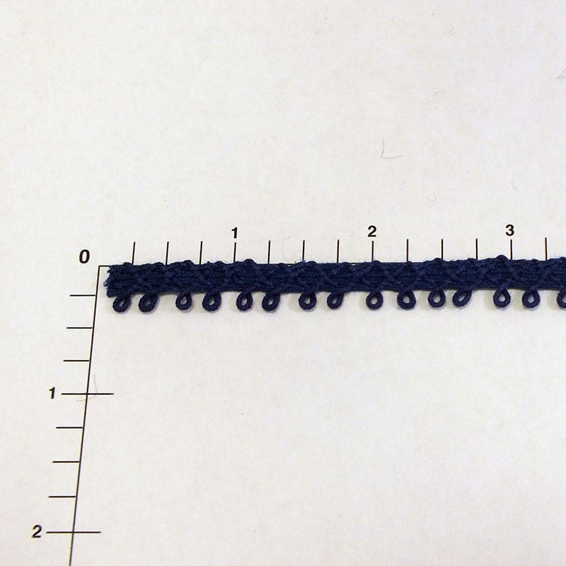 Picot Loop Edge Braid ⅜" Royal Blue