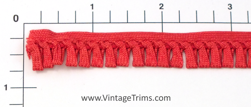 Rayon Flat Loop Fringe 1/2"