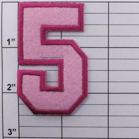 Block Number 5 Patch - 4 colors