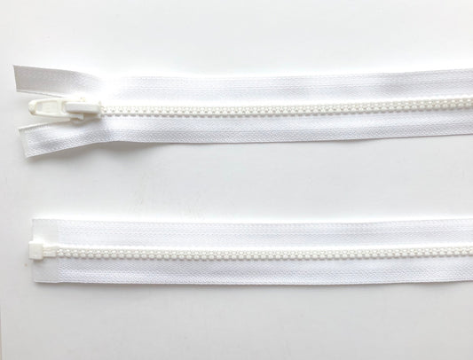#5 Medium Weight 41" White YKK Zipper