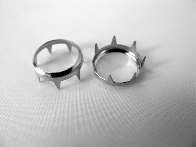 Rhinestone Prong, Chrome (Box of 144)