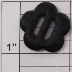 Satin Flower Buckle Applique 1" - 13 colors