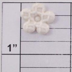 Small 1/2" flower applique 11 colors (6 per bag)