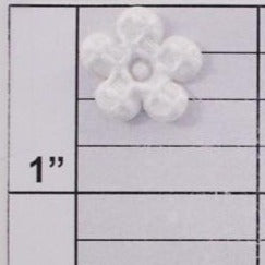 Small 1/2" flower applique 11 colors (6 per bag)