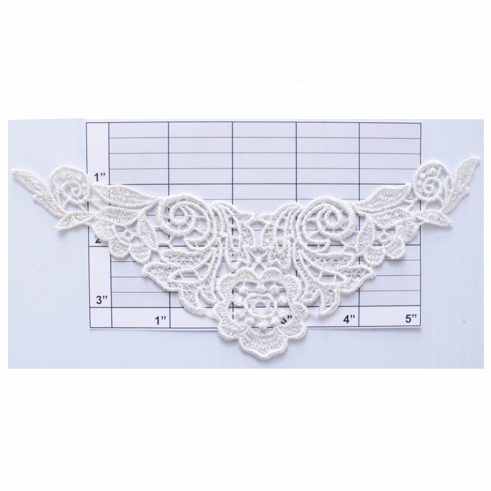 venice-lace-v-shape-center-flowers-leaves