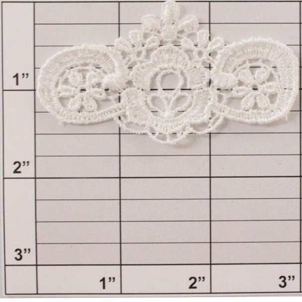 3" embroidered applique