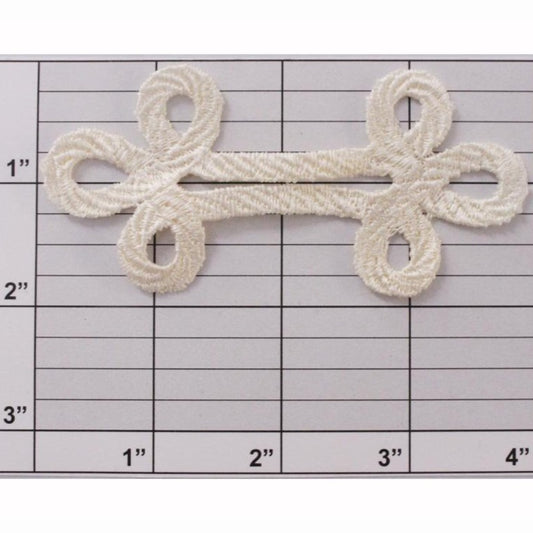 4" figure 8 applique 2 colors