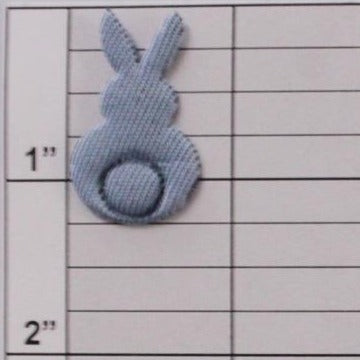 Stripe bunny applique 2 colors ( 6 per bag )