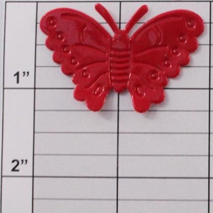 Shiny butterfly applique 10 colors (4 per bag)