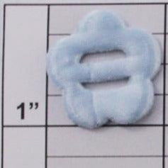 Satin Flower Buckle Applique 1" - 13 colors