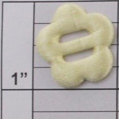 Satin Flower Buckle Applique 1" - 13 colors