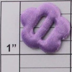 Satin Flower Buckle Applique 1" - 13 colors