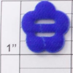 Velvet Flower Buckle Applique 11 colors (4 per bag)