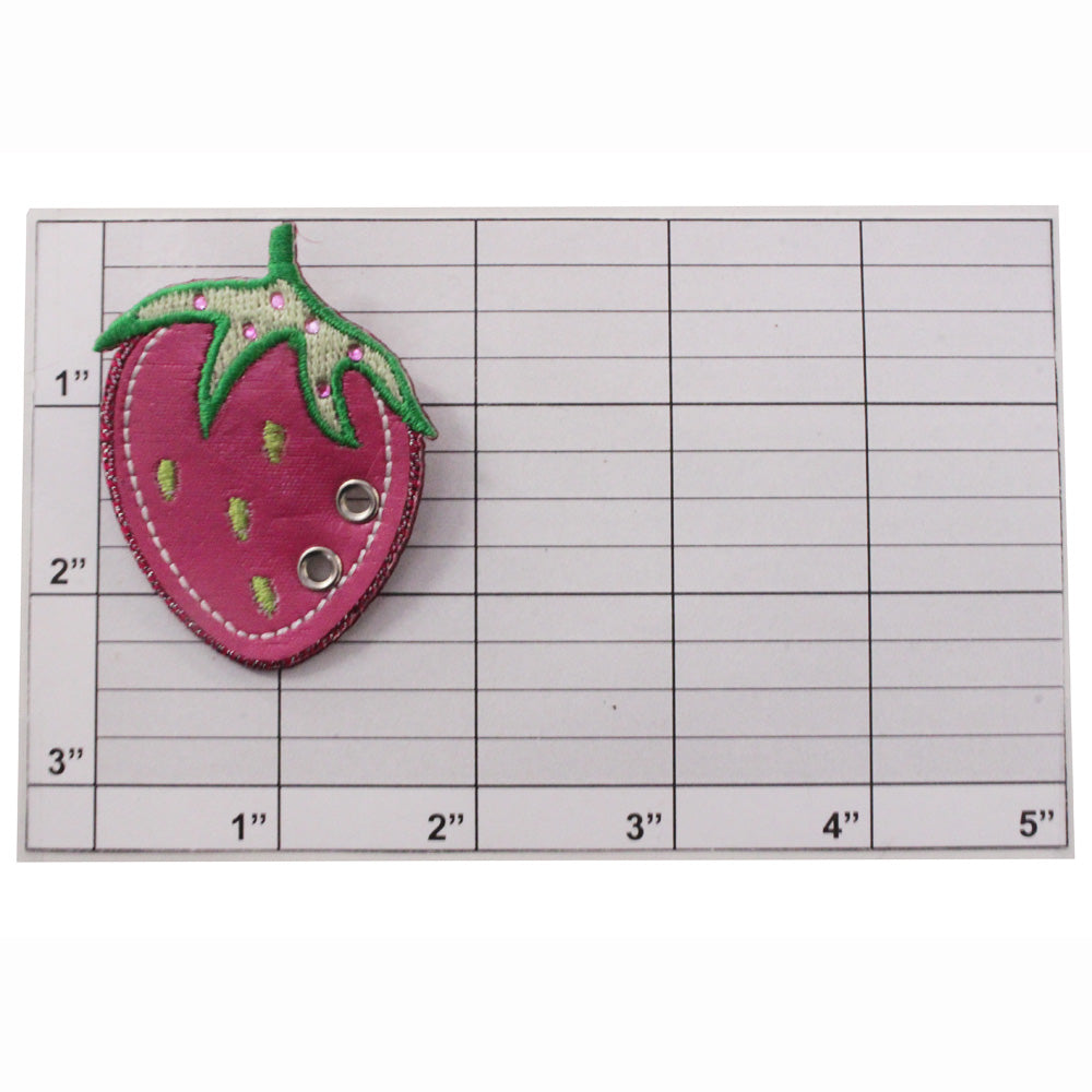 Strawberry pin back broach