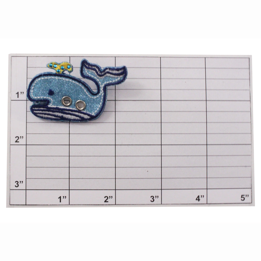 Whale pin back broach