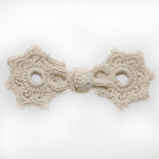 4" Crochet Style Frog Knot Closure-