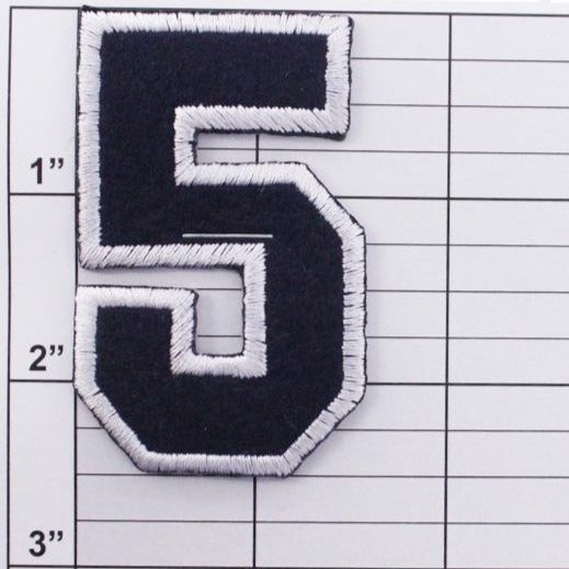 Block Number 5 Patch - 4 colors
