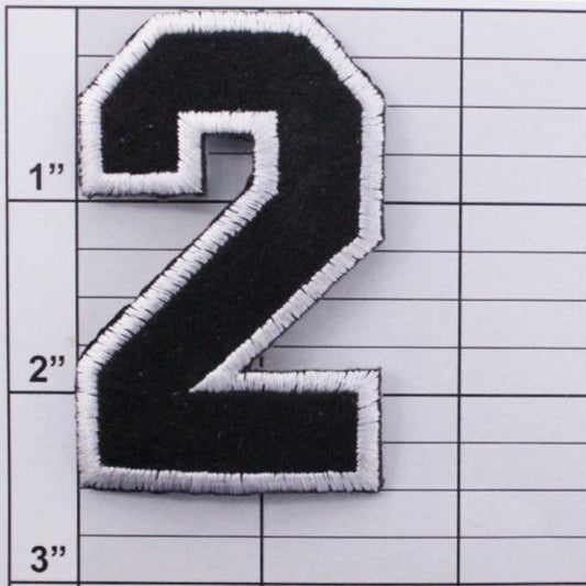 Block Number 2 Applique