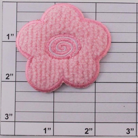 Flower w/ swirl applique 6 colors