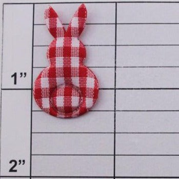 Bunny applique 8 colors (6 per bag)