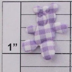 Teddy bear applique 7 colors (6 per bag)