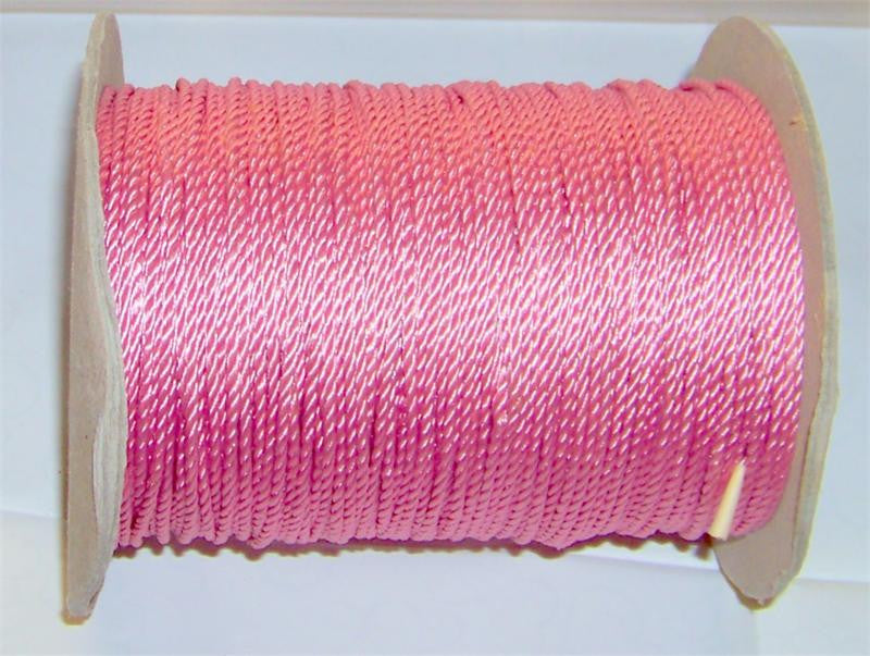 Light Rose Wired Cord, #630 1/16" Diam. 288 Yards (1 Roll)