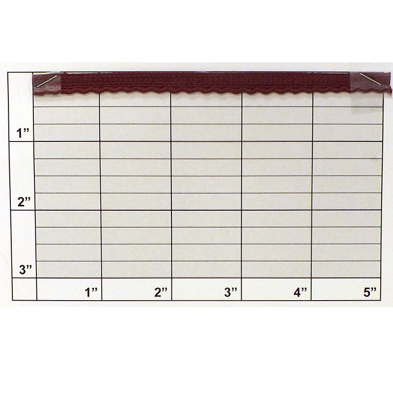 Zig Zag Edge Braided Piping 1/16" 3 Colors