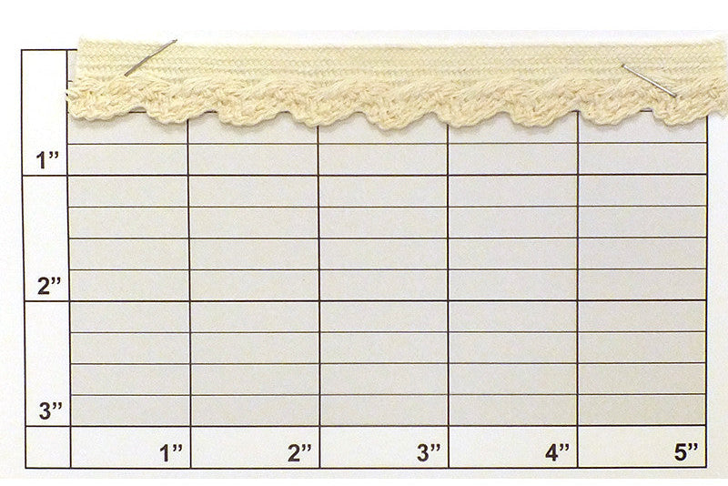 Scallop Braid Edging - 3 Colors