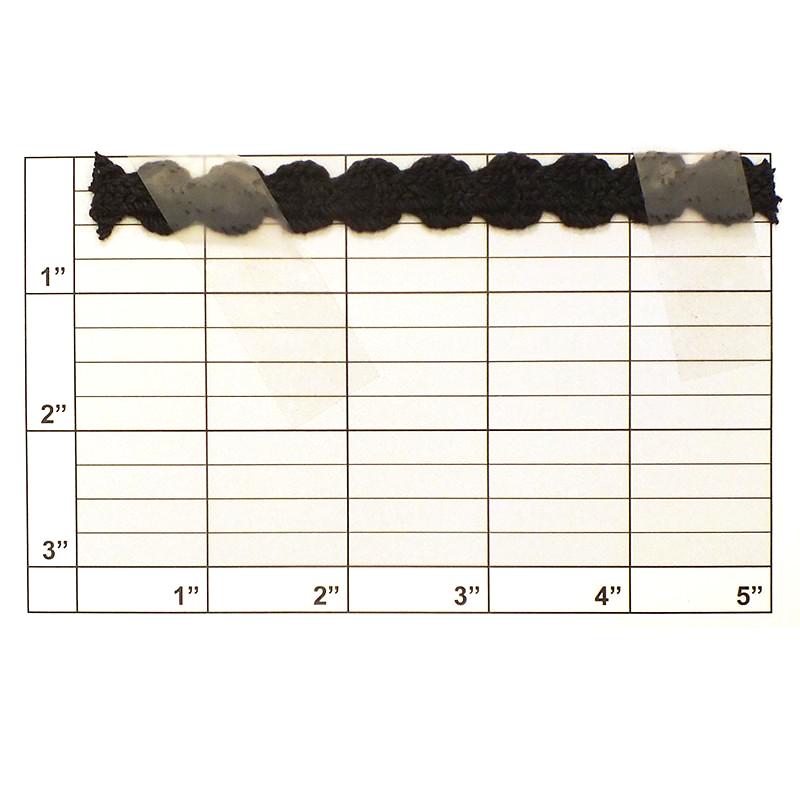 Black Circle Braid 9/16"