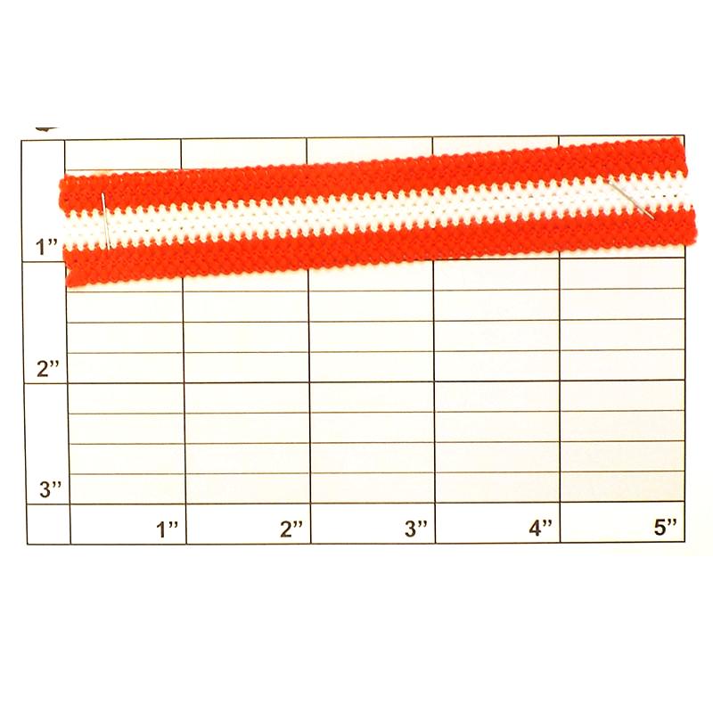 Striped Knit Braid 7/8" - 4 Colorways