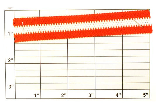 Striped Knit Braid 7/8" - 4 Colorways