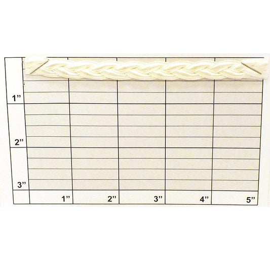 Chainstitch Braid 7/16" (Per Yard) 2 Colors