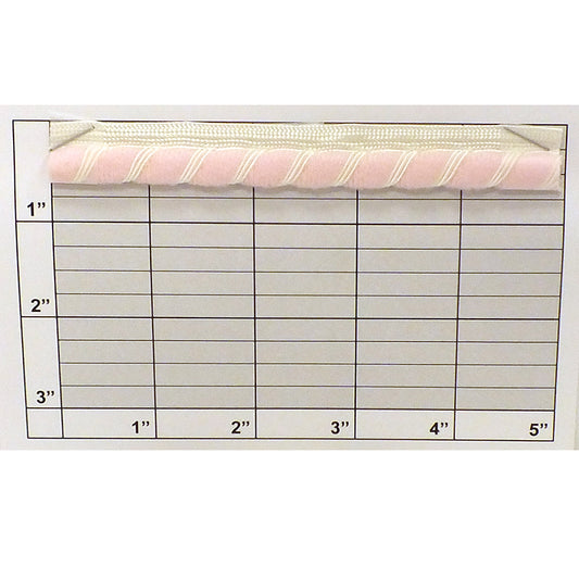 Pastel Cord Edge w/ Lip 3/8" (Per Yard) 2 Colors