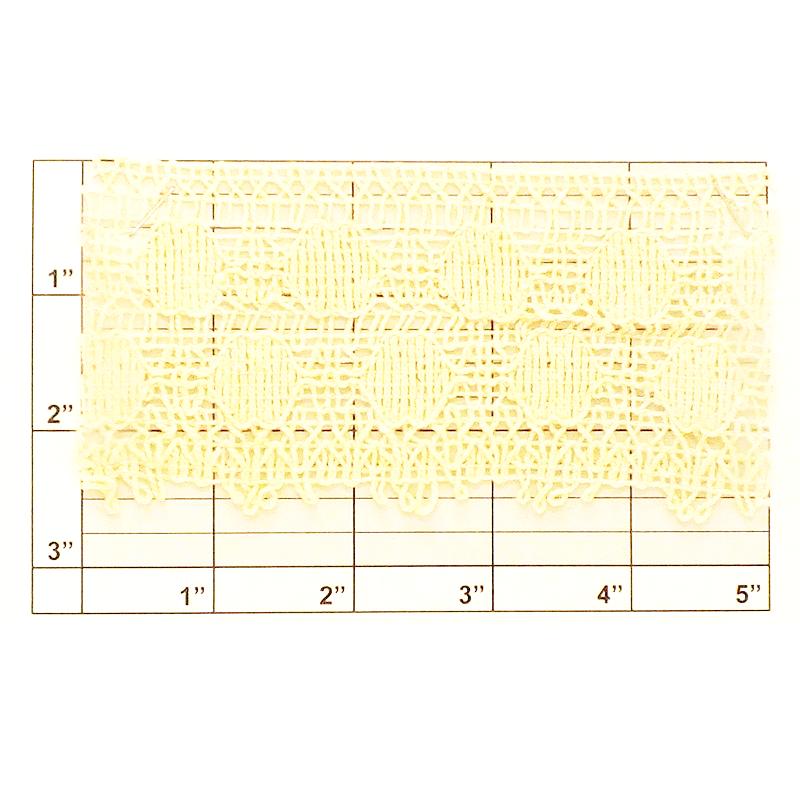 Cluny Style Braid 2-5/8" (Per Yard) Natural