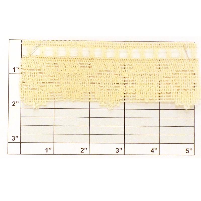 Braid w/ Inset 2" (Per Yard) 4 Colors