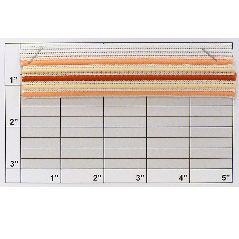 Ribbed Piping w/ Lip 7/8" (Per Yard) 5 Colors