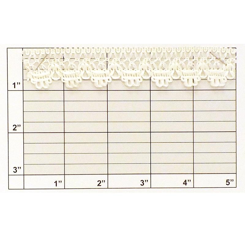 Scalloped Loop Braid 1" (Per Yard) 3 Colors