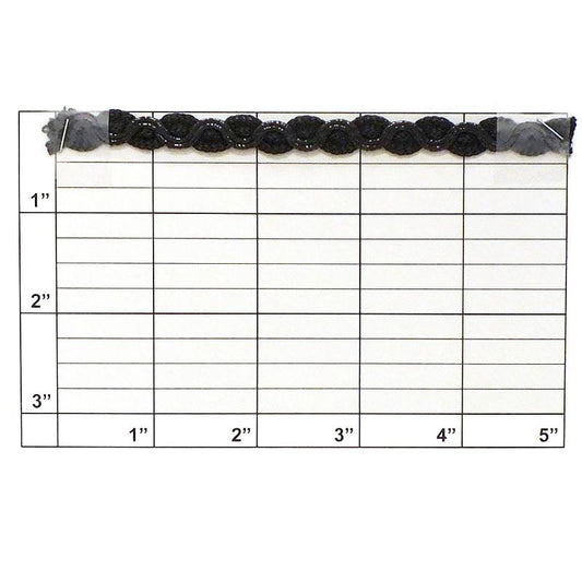 Wavy Line Braid 7/16" (Per Yard) 2 Colors