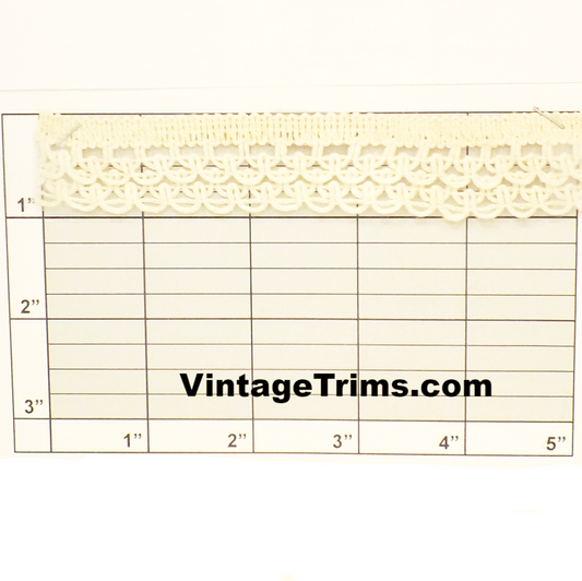 Lacy Braid 1" (Per Yard) 2 Colors