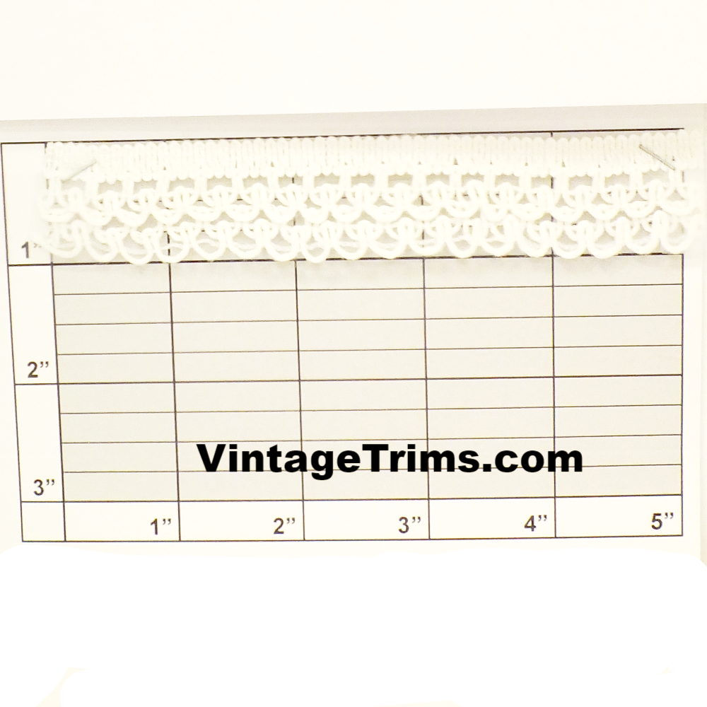 Lacy Braid 1" (Per Yard) 2 Colors