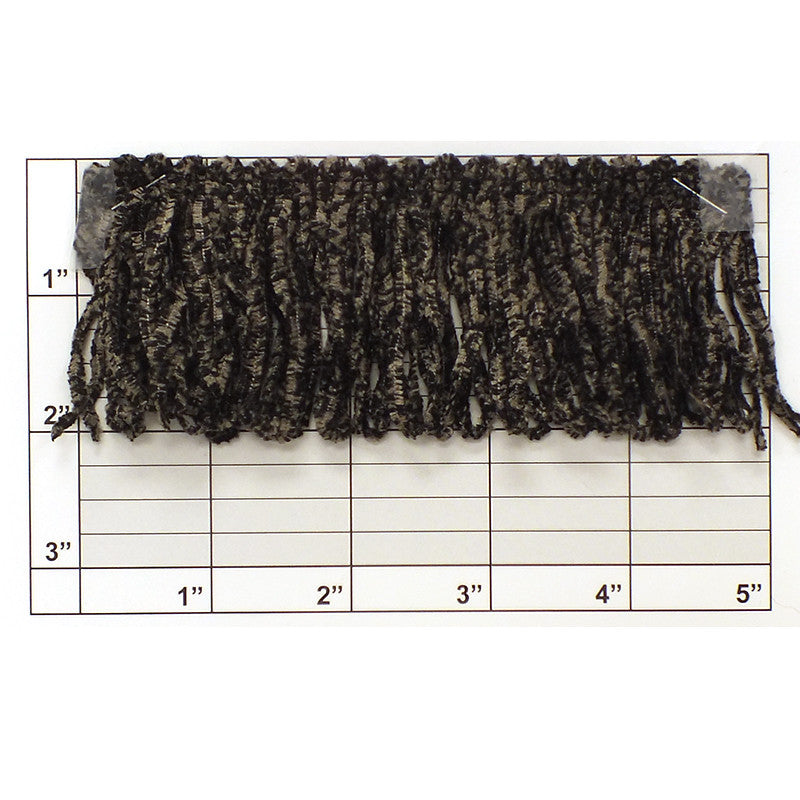 Jungle Jungle Rayon Chenille Loop Style Fringe 2" (Per Yard) 4 Colors