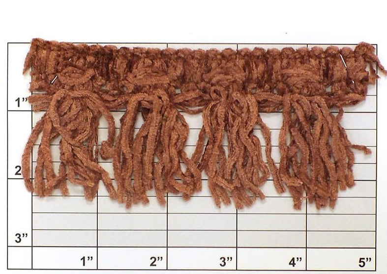 Versaille Solid Color Chenille Tassel Fringe 2-1/2" 41 Colors