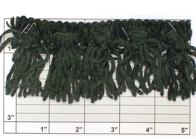 Versaille Solid Color Chenille Tassel Fringe 2-1/2" 41 Colors