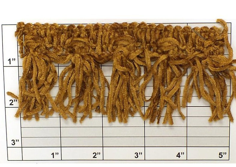 Versaille Solid Color Chenille Tassel Fringe 2-1/2" 41 Colors