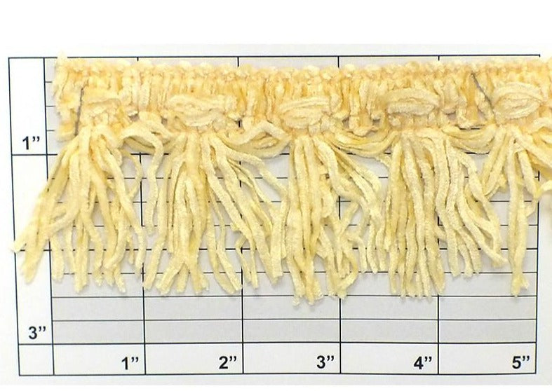 Versaille Solid Color Chenille Tassel Fringe 2-1/2" 41 Colors
