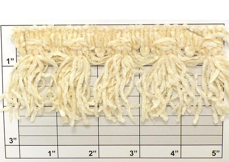 Versaille Solid Color Chenille Tassel Fringe 2-1/2" 41 Colors