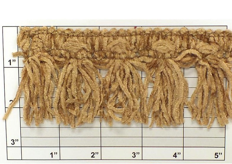 Versaille Solid Color Chenille Tassel Fringe 2-1/2" 41 Colors